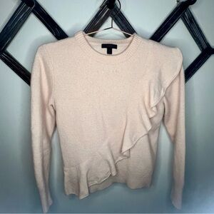 J Crew Ruffle Sweater